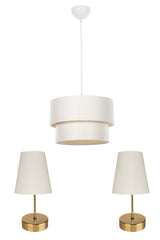 Bedroom Lighting Set Cream - Swordslife