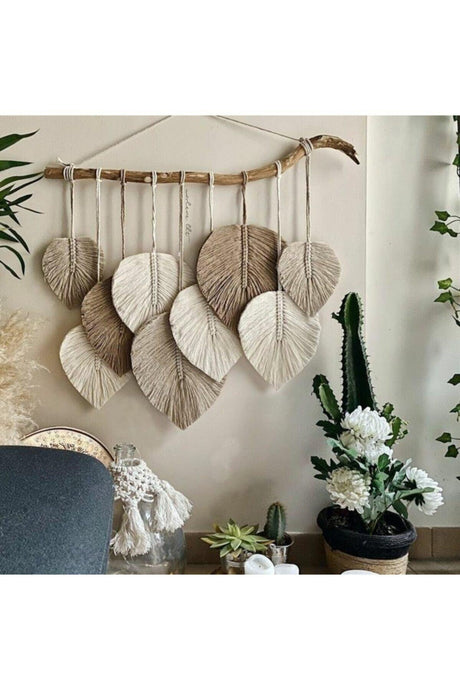 Beige Macrame Wall Accessory - Swordslife