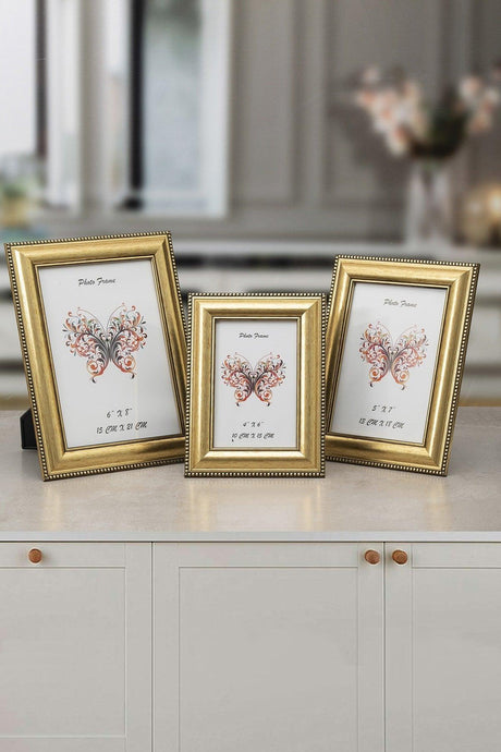 Berlin Decorative Picture Frame 3-Set Gold Adjustable Leg-Can Be Hanged On The Wall - Swordslife