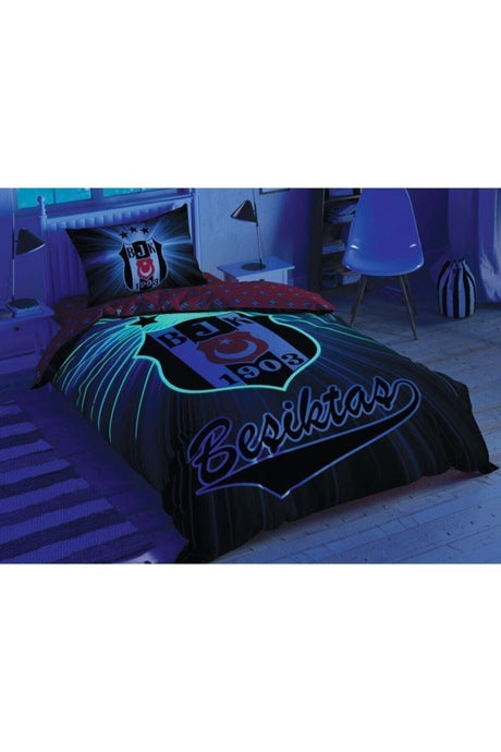 Beşiktaş Light Glow Licensed Duvet Cover Set