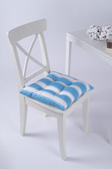 Beta Pofidik Turquoise White Chair Cushion Laced 40x40cm - Swordslife