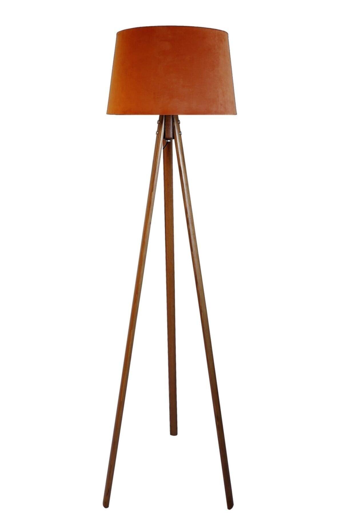 Beta Series 3-Legged Floor Lamp, tripod (Tile-Light Walnut) - Swordslife