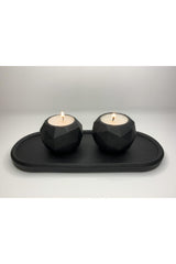 Concrete Candle Holder Set - Swordslife