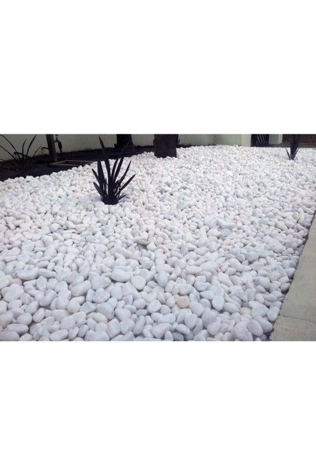 White Dolomite 25 Kg 2,5-4 Cm Dolamite Stone Stream Stone Pebble Stone Garden Ornamental Stone Decorative Stone Loche - Swordslife