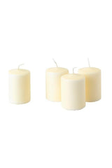 White Hemsjo Block Candle Set of 4 - Swordslife