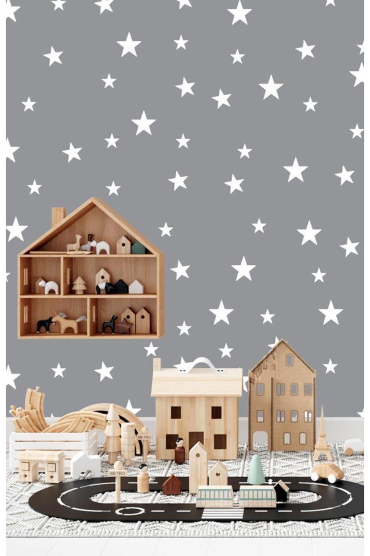 White Star Wall Sticker 3-4-5 Cm 130 Pieces - Swordslife