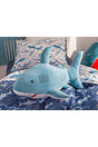 Big Shark Decorative Throw Pillow 36x71 Blue - Swordslife