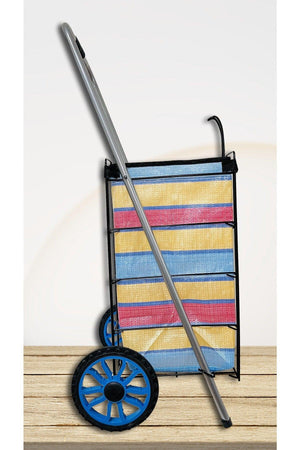 Big Size Bag Foldable Wire Shopping Trolley - Swordslife