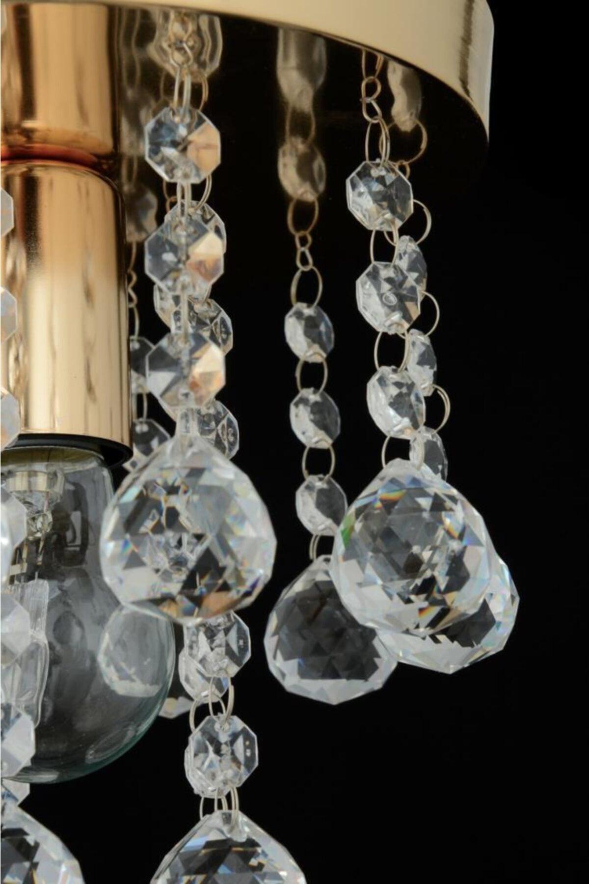 Biga Single Gold Stone Chandelier - Swordslife