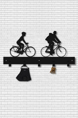 Bicycle Couple - Home Decoration / Metal Wall Hanger / Hanger / Keychain - Swordslife