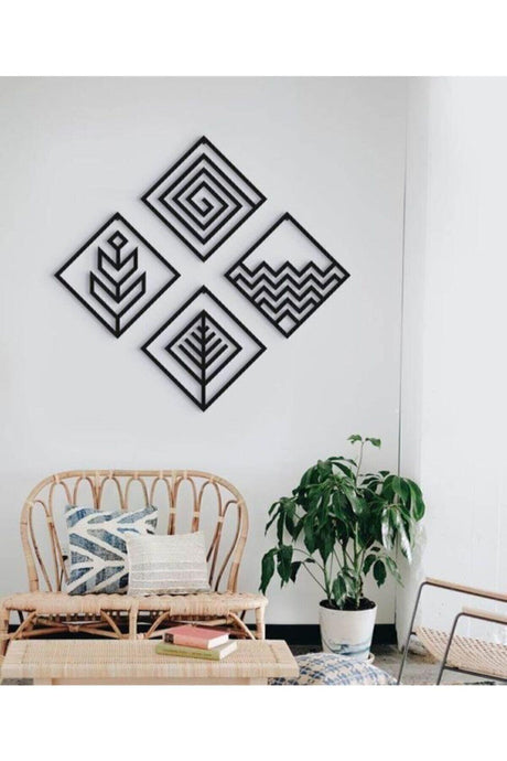 Black 4 Elements Wall Decor - Swordslife