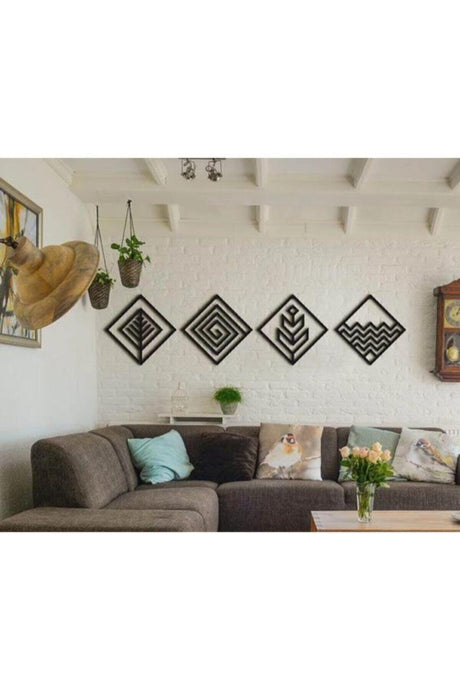 Black 4 Elements Wall Decor - Swordslife