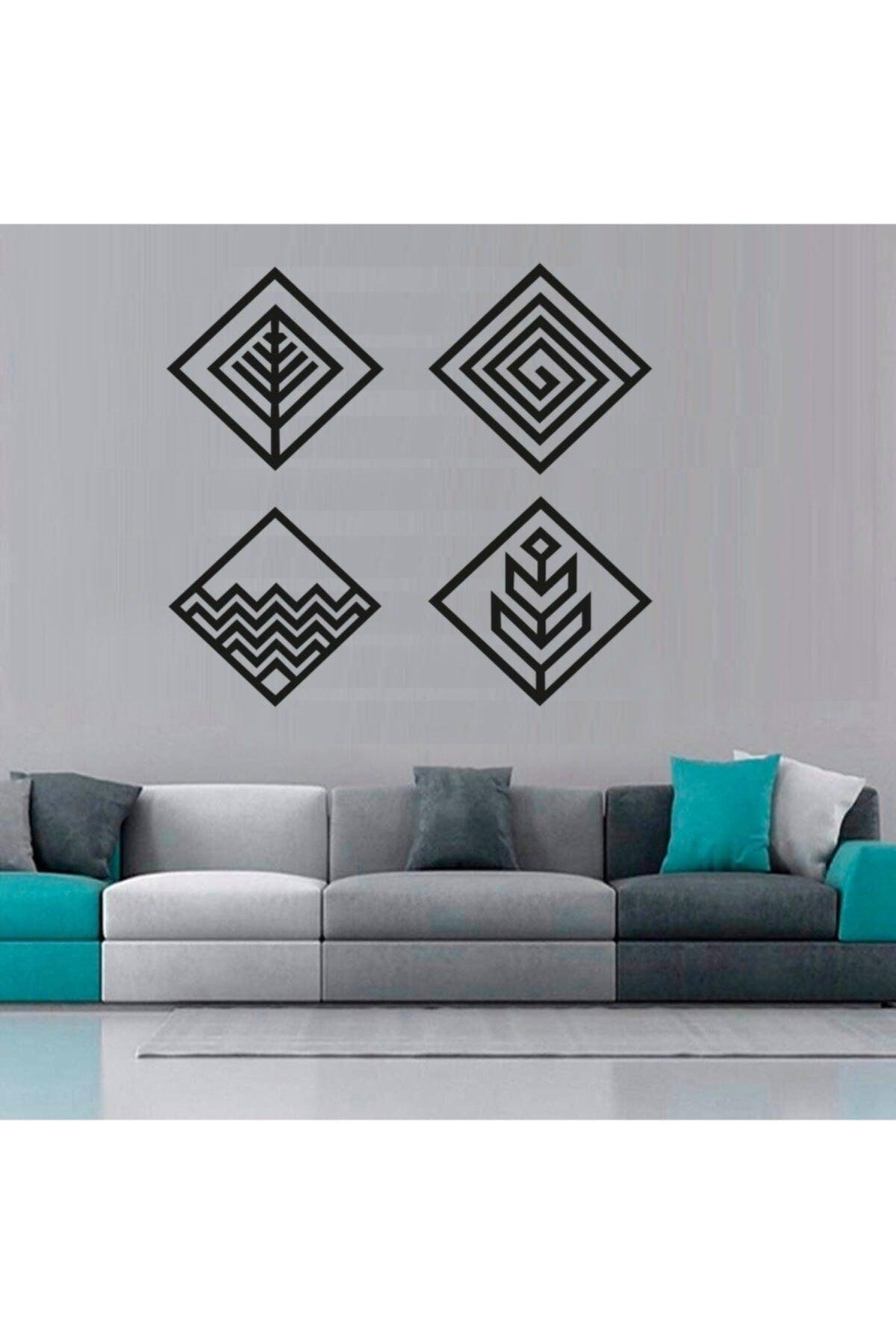 Black 4 Elements Wall Decor - Swordslife