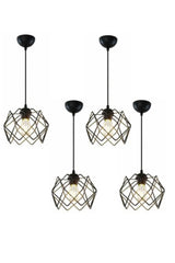 Black 4 Piece Trend Chandelier - Swordslife