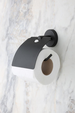 Black 5 Pcs Bathroom Accessory Set - Swordslife