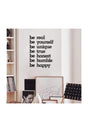 Black Be Real Be Yourself Wooden Mdf Decorative Graffiti - Swordslife
