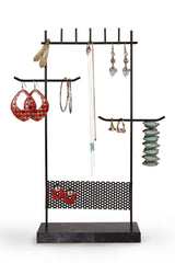 Black Black Comprehensive Jewelry Stand