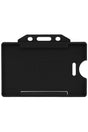 Black Name Badge Neck Strap Card Case -