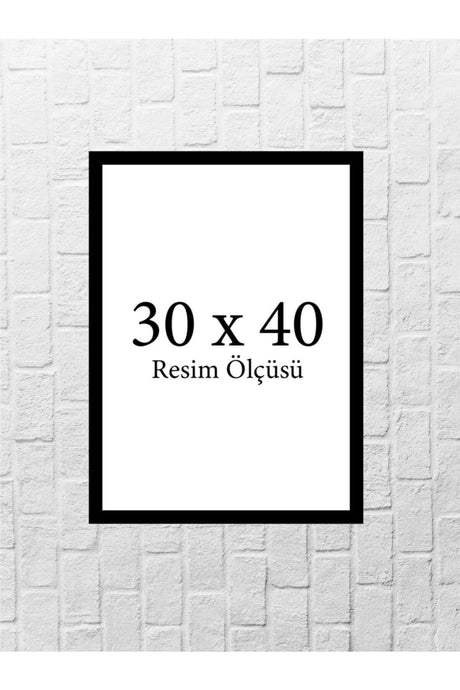 Black Color 30x40cm 1 Piece Blank Frame - Swordslife