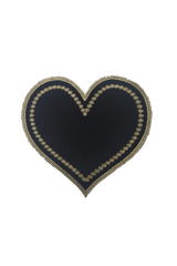 Black Heart Cocktail Napkin Sa 1 Piece - Swordslife