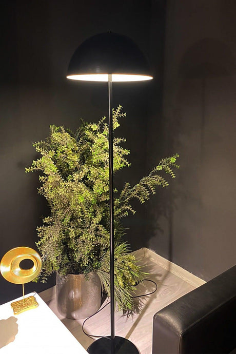 Black Floor Lamp Modern Decorative Metal Living Room Study Room Floor Lamp 170 Cm Cable - Swordslife