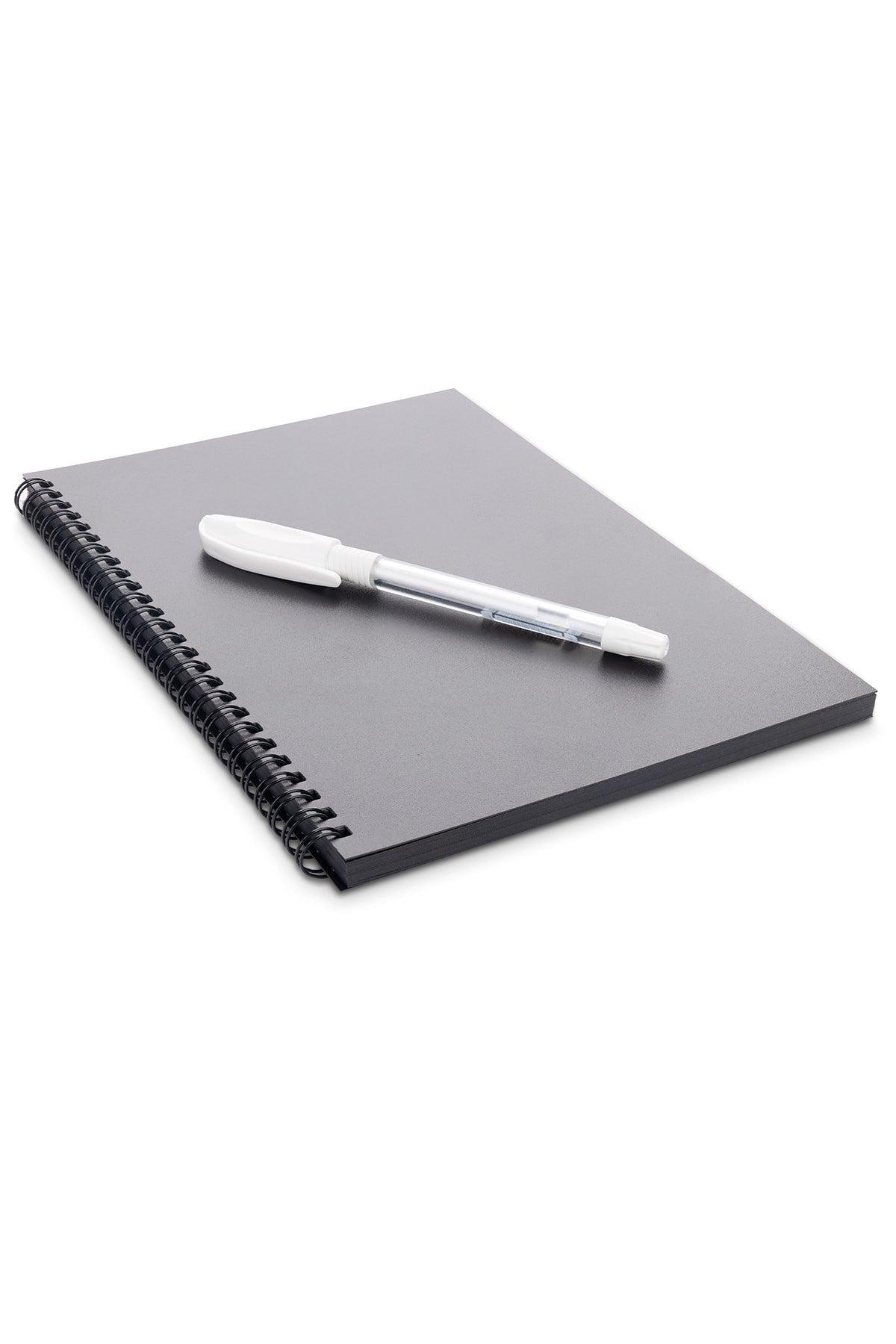 Black Leaf Quality Spiral Notebook 40