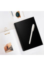 Black Leaf Quality Spiral Notebook 50