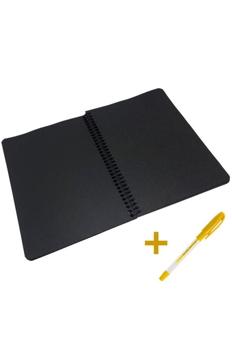 Black Leaf Spiral Notebook 40 Sheets 80