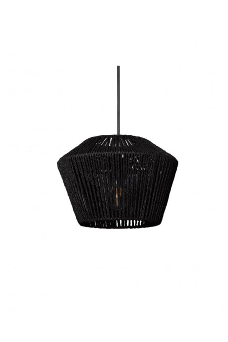 Black Macrame Cotton Thread Ecru Chandelier - Swordslife