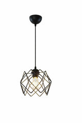 Black Multi Square Single Pendant Chandelier - Swordslife