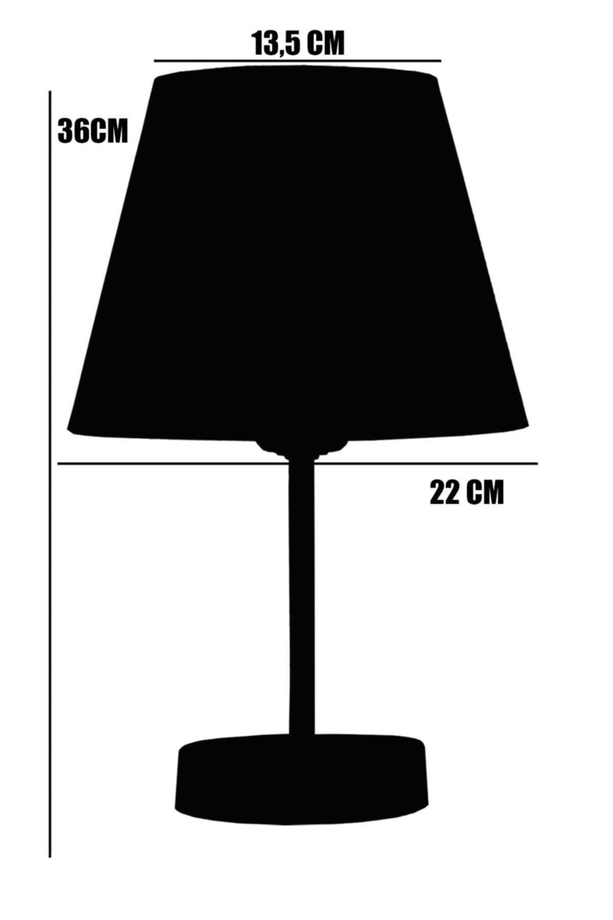 Black Modern Bedroom Lampshade Black Standing Table Lamp - Swordslife