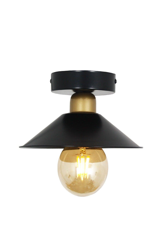 Black Retro Rustic Plofonyer Single Chandelier - Swordslife