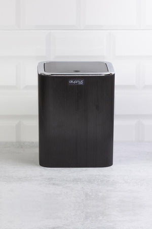 Black Striped Square Dustbin - Swordslife