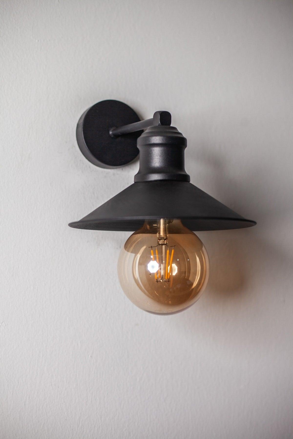 Black Wall Sconce - Swordslife