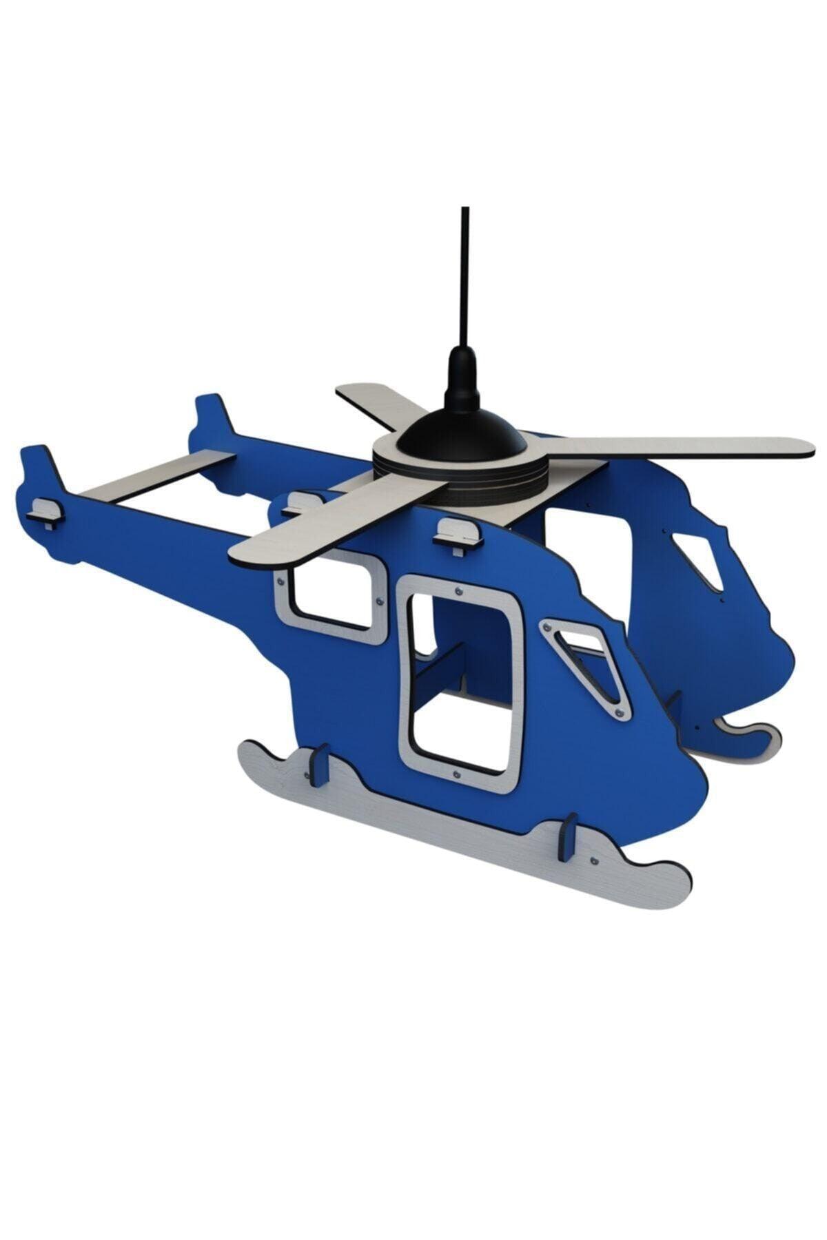 Blue Helicopter Kids Room Baby Room Chandelier Pendant Lamp Child Gift - Swordslife