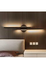 Boheme Horizontal Black Daylight Led Wall Lamp Sconce - Swordslife