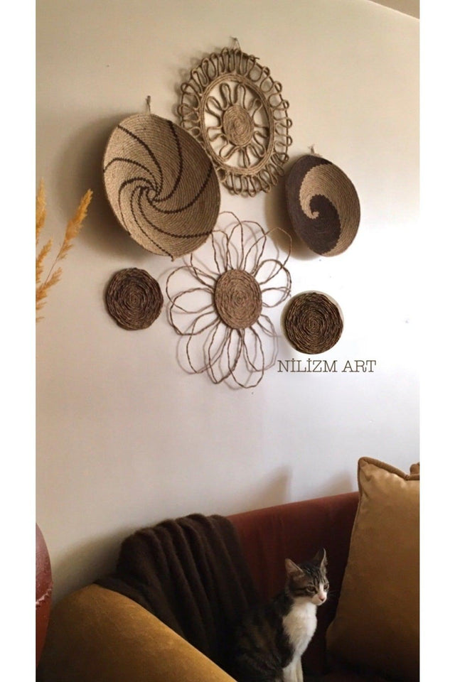 Bohemian 6 Piece Wall Plate Wall Decoration Set. - Swordslife
