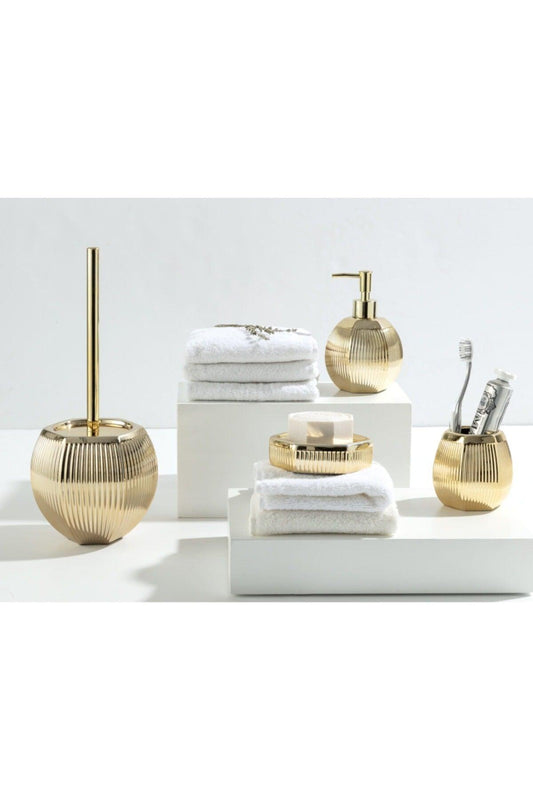 Bonar 4 Piece Bath Set - Gold