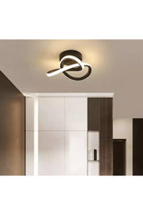 Boomerang Modern Plafonyer Ceiling Led Chandelier Dark Brown Led Chandelier - Swordslife