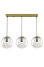 Boston Pendant Lamp Modern Design Tumbled Case Transparent Globe Glass Chandelier - Swordslife