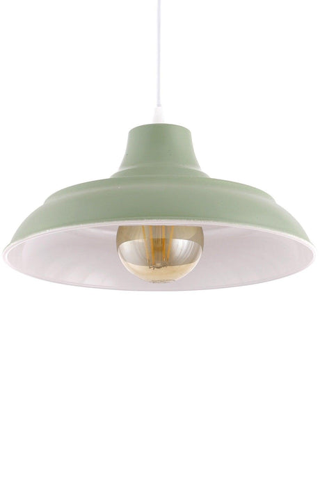 Bow Roll Green Single Pendant Lamp Chandelier - Çakır Chandelier - Swordslife