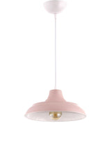 Bow Rolled Pink Single Pendant Lamp Chandelier - Çakır Chandelier - Swordslife