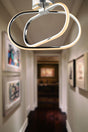 Loca 3 Color Led Ceiling Mount Chandelier Chrome - Swordslife