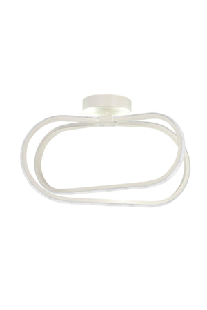 Lodge 3 Color Led Ceiling Mount Chandelier White - Swordslife