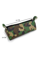 Pencil Case Camouflage Themed Triangle Design