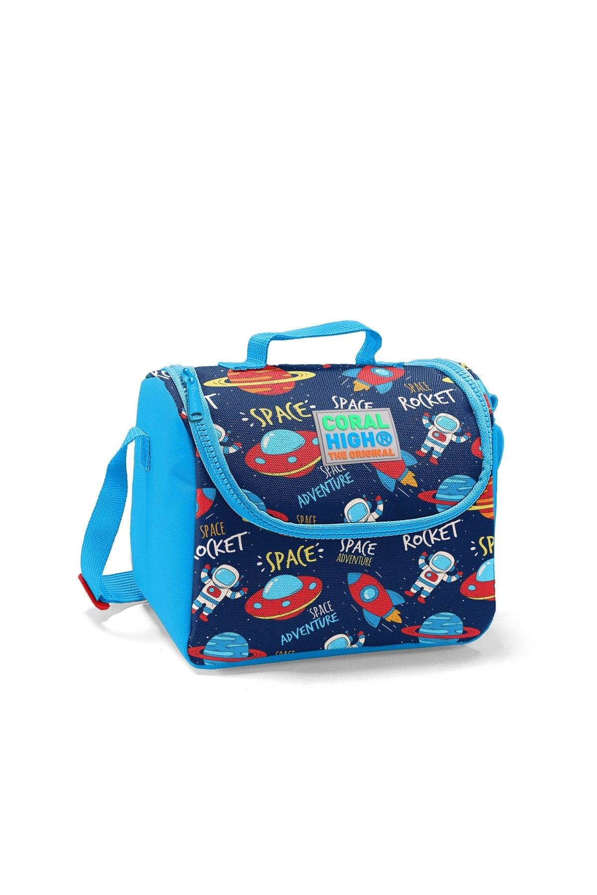 Boy Navy Blue Space Pattern Thermo