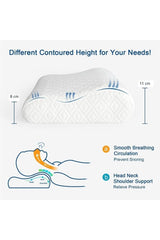 Neck Supported Orthopedic Visco Pillow - Swordslife