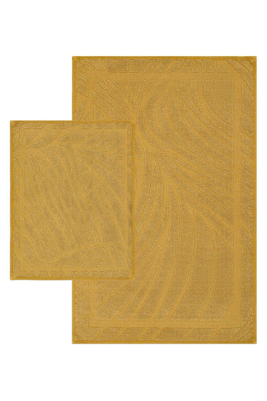 Breeze Natural Cotton 2 Piece Bathroom Rug Set - Swordslife