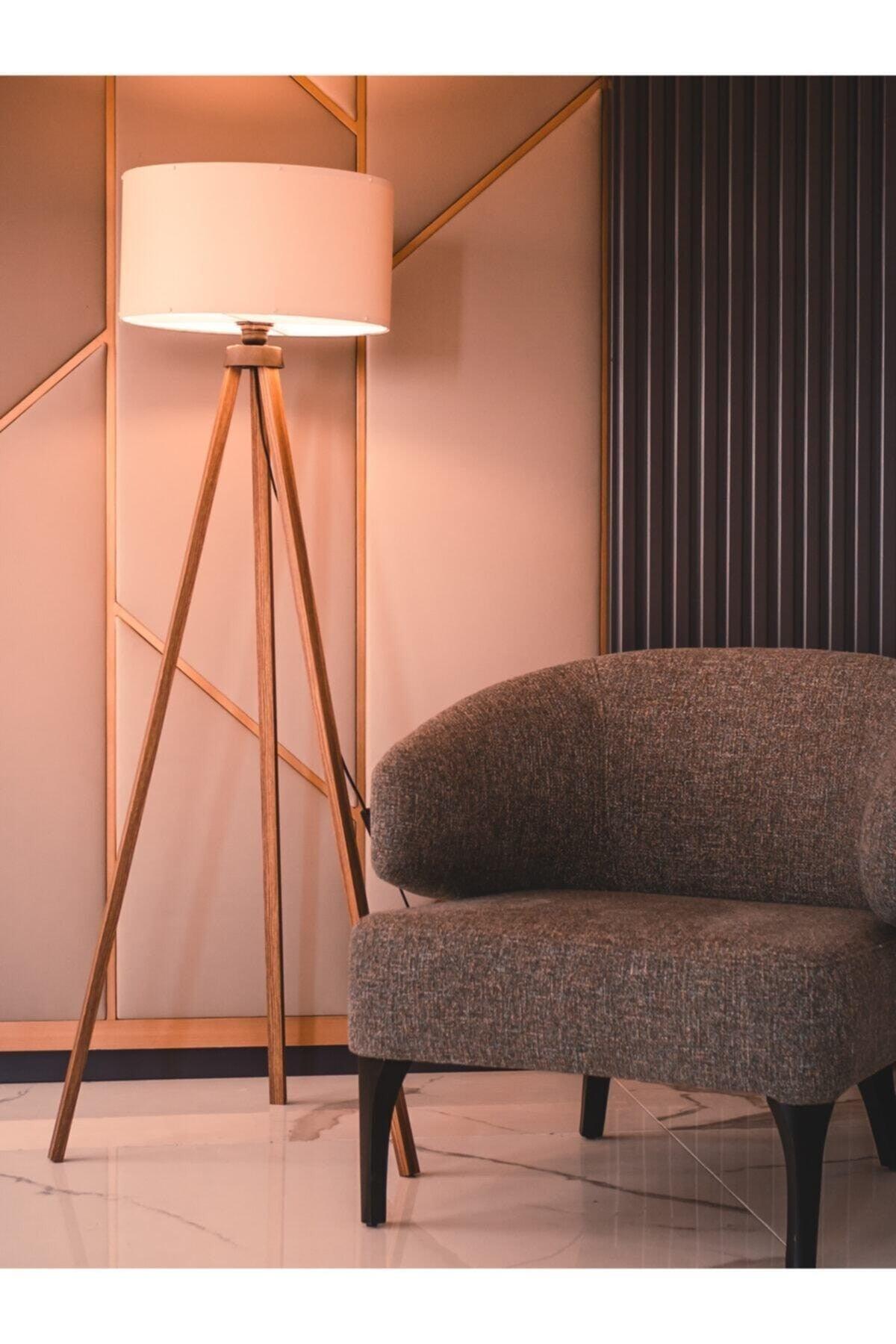 Bristol Cream Floor Lamp - Swordslife