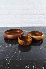 Brown Bella 3-Piece Bowl Set - Swordslife